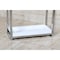 Kingston Brass Pedestal 2-Tier Steel Construction Towel Rack W/ Wooden Case, Chrome SCC8261 - alternate 5